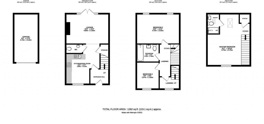 Floorplans For Chamberlain Park, Biggleswade, SG18