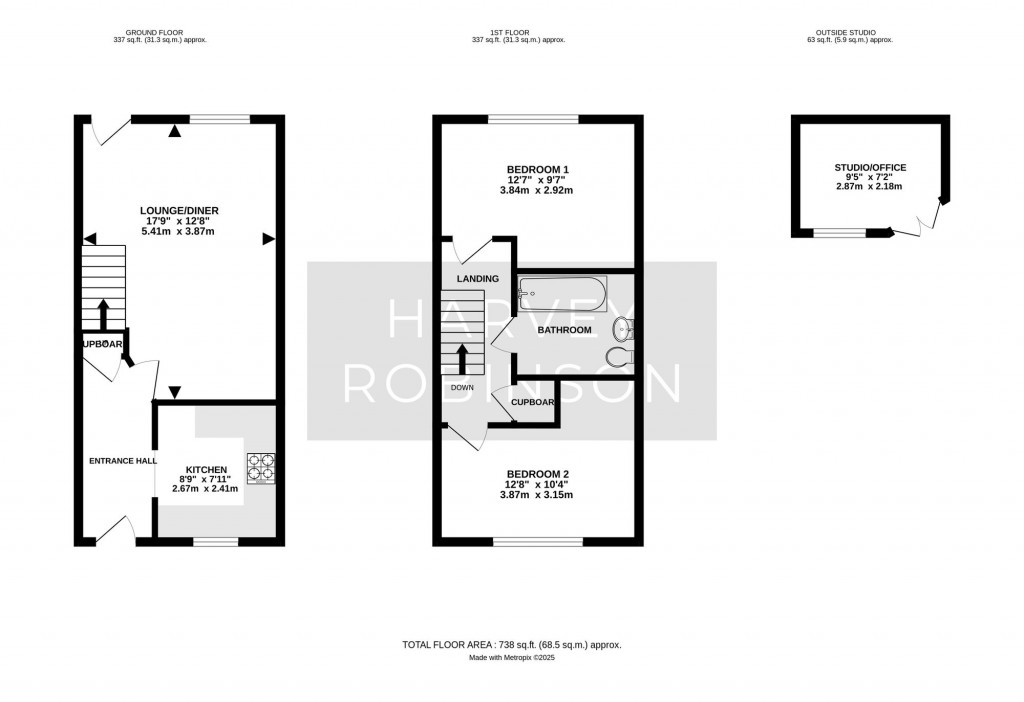 Floorplans For The Paddock, Somersham, PE28