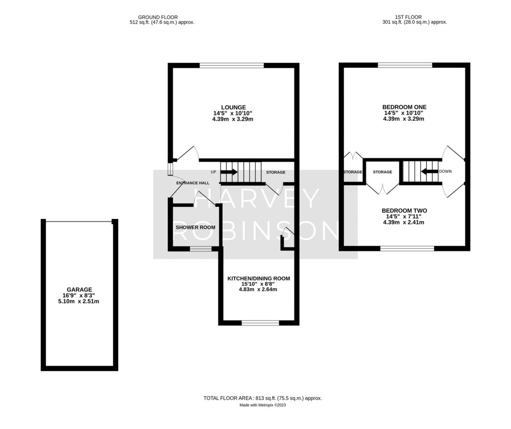 Floorplans For Simmer Piece, Fenstanton, PE28