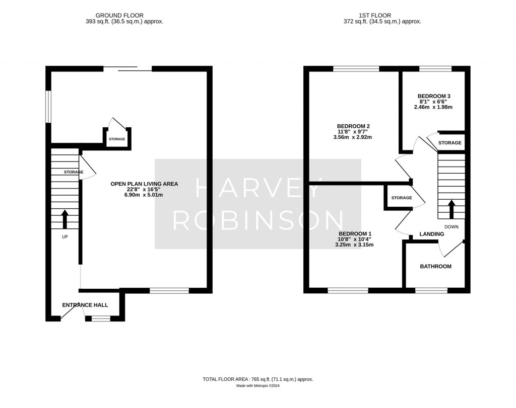 Floorplans For Rookery Place, Fenstanton, PE28