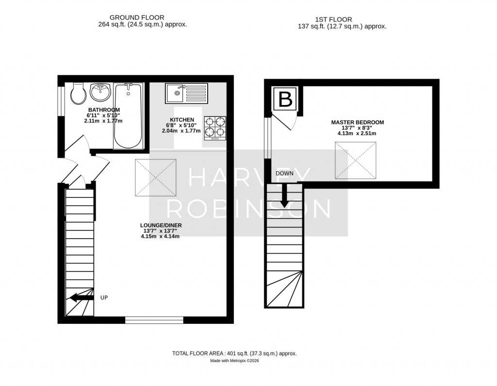 Floorplans For Stanch Hill Road, Sawtry, PE28