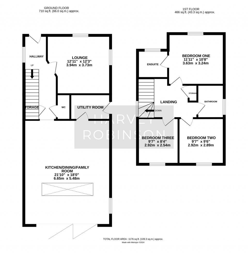 Floorplans For Apple Tree Close, Fenstanton, PE28