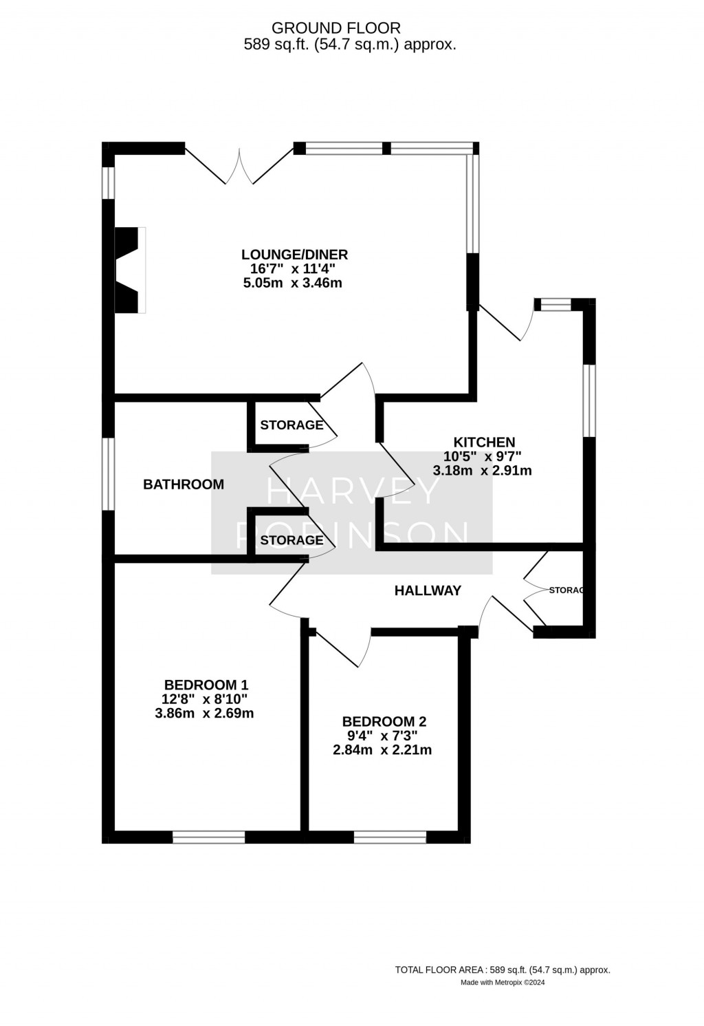 Floorplans For Priory Road, St. Ives, PE27