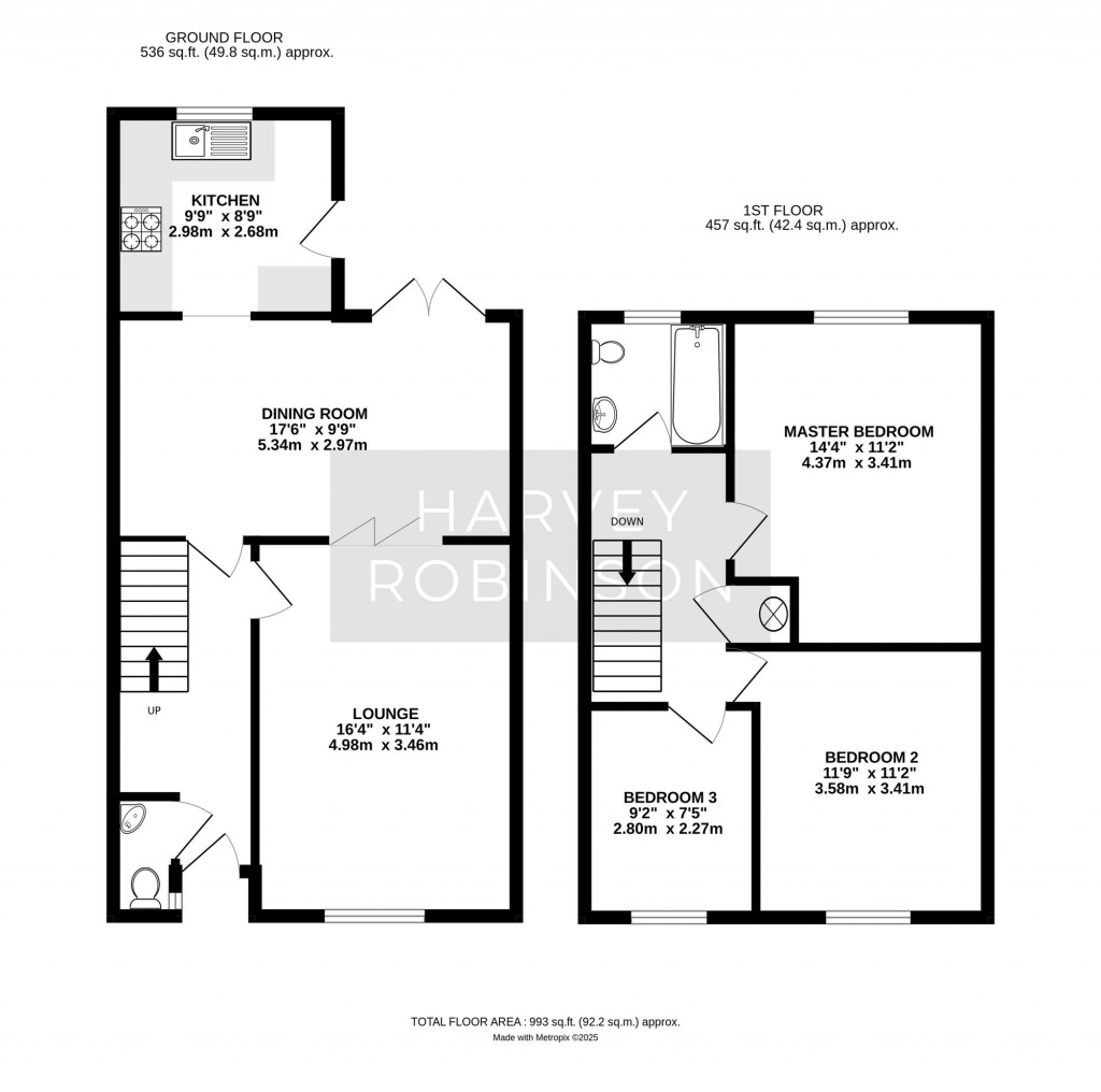 Floorplans For Field Walk, Godmanchester, PE29