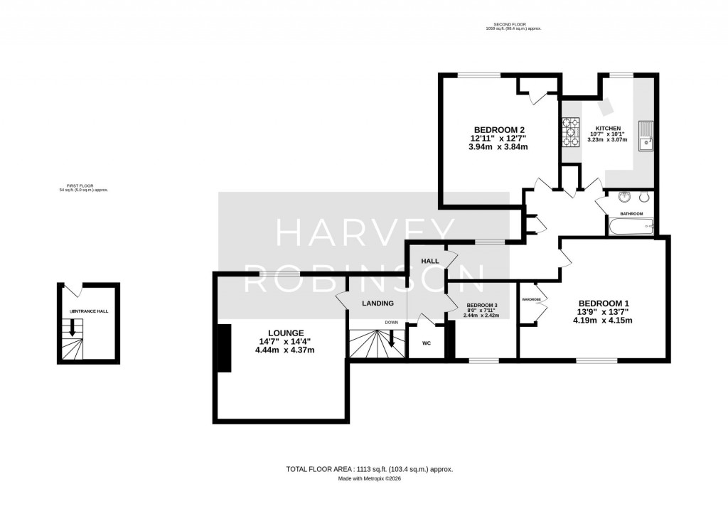 Floorplans For St. Johns Place, Wistow, PE28