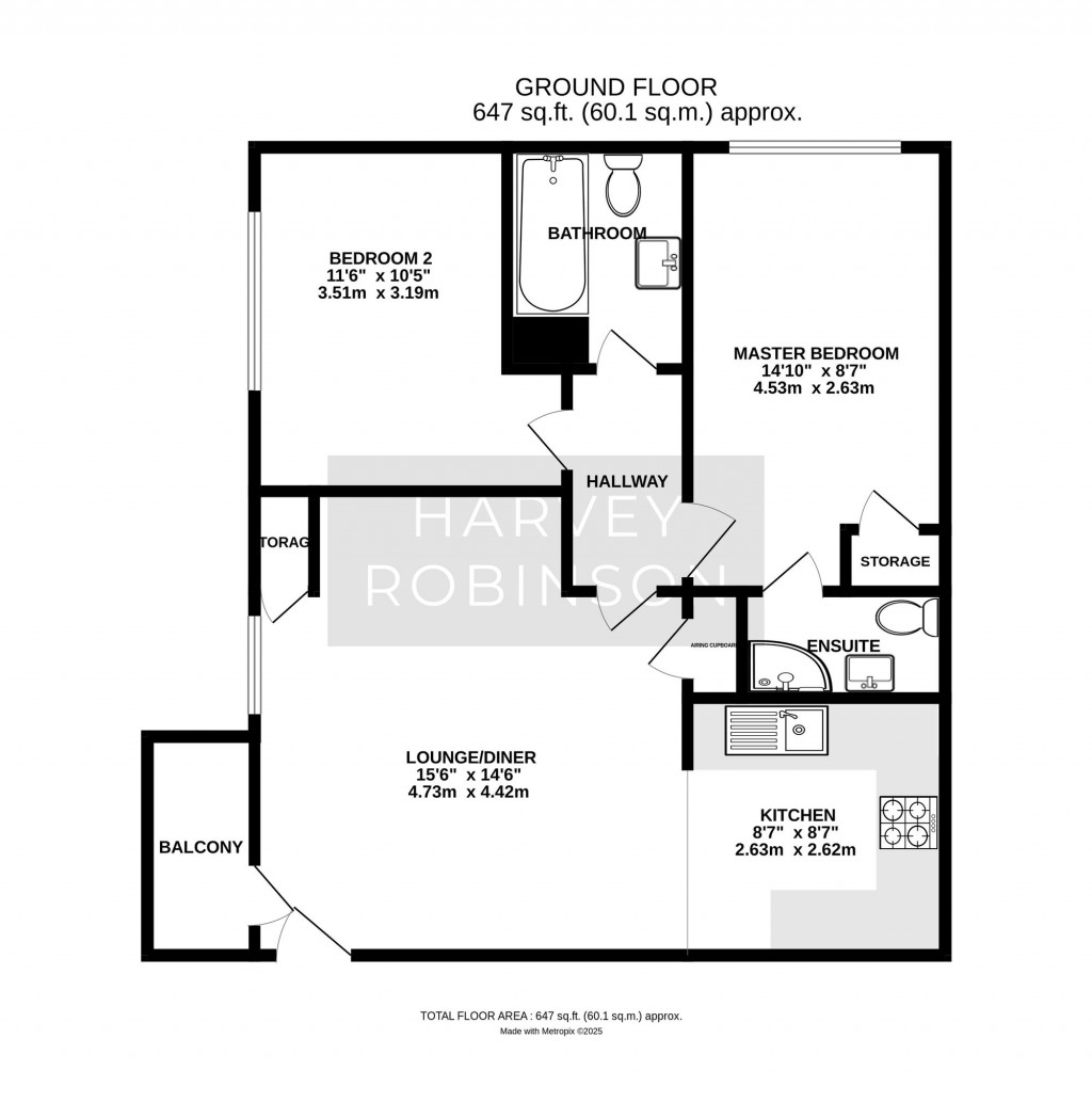 Floorplans For Ferrars Road, Huntingdon, PE29