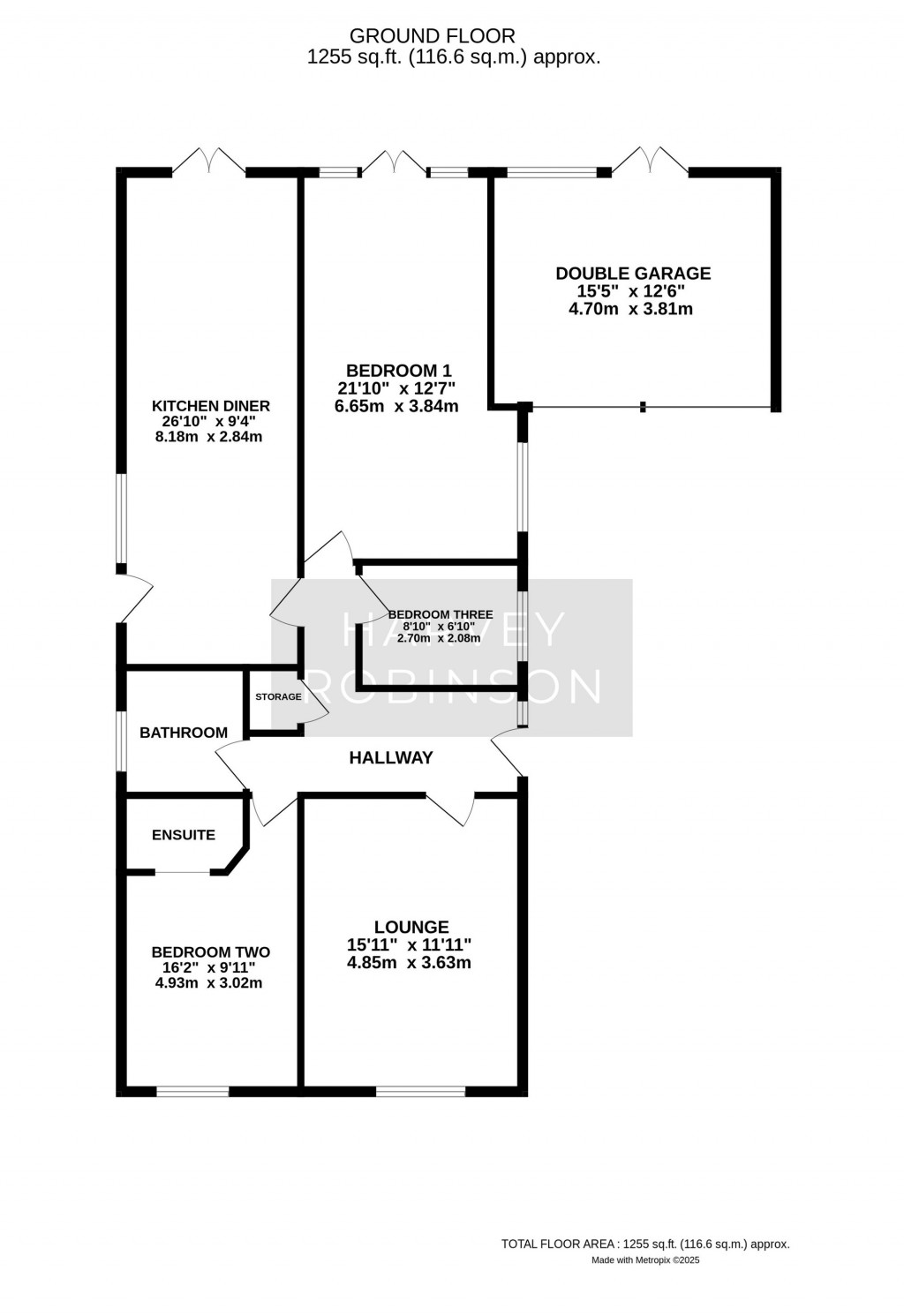 Floorplans For Chapel Road, Earith, PE28