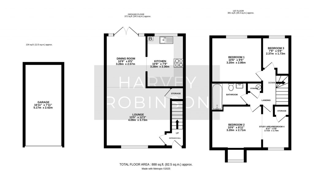 Floorplans For Holmehill, Godmanchester, PE29