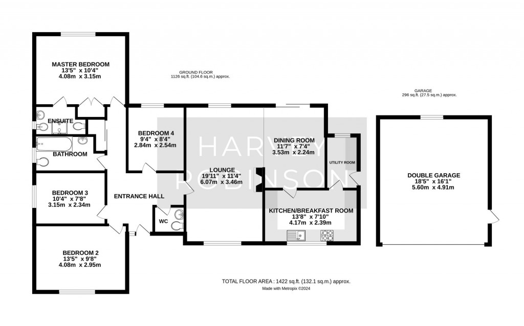 Floorplans For Cranfield Way, Brampton, PE28