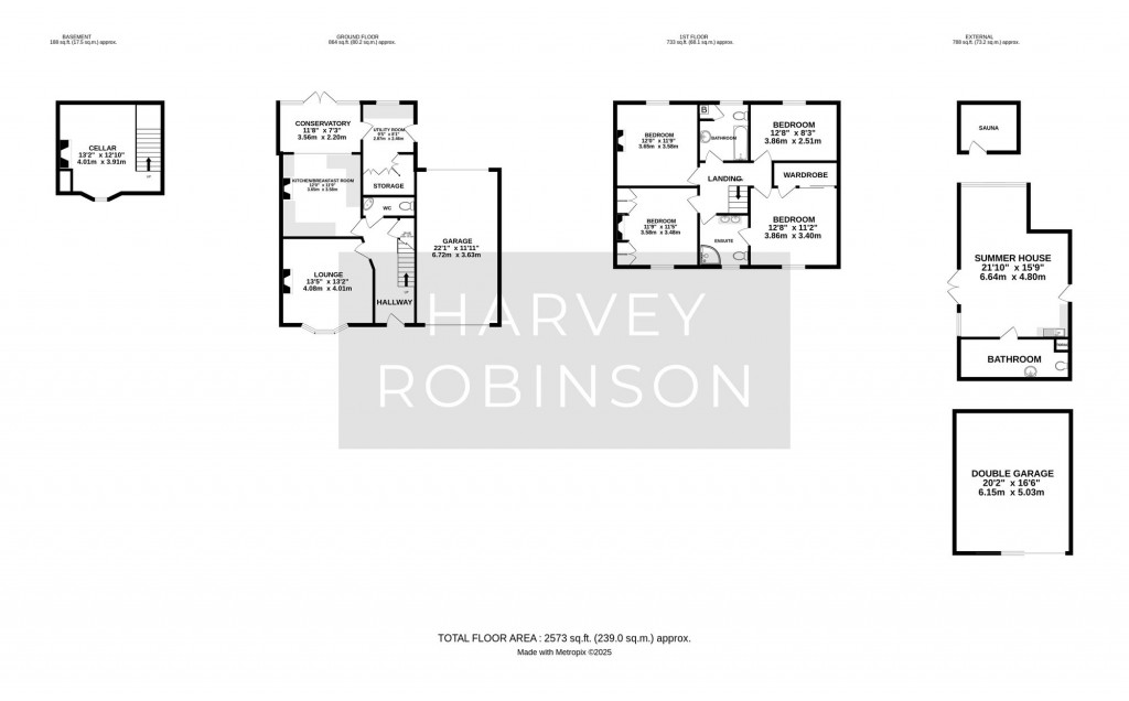 Floorplans For King Street, Potton, SG19