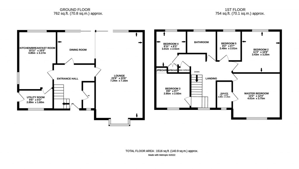 Floorplans For Ansley Way, St. Ives, PE27
