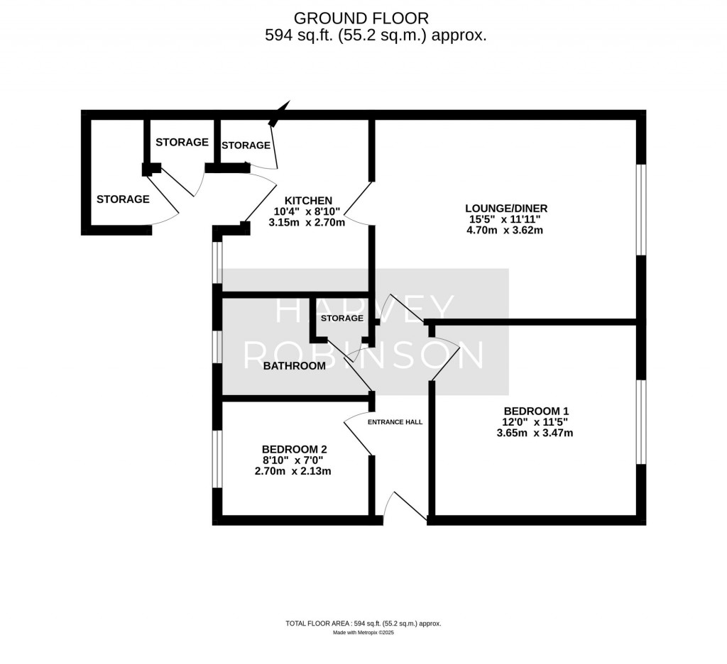 Floorplans For New Road, St. Ives, PE27