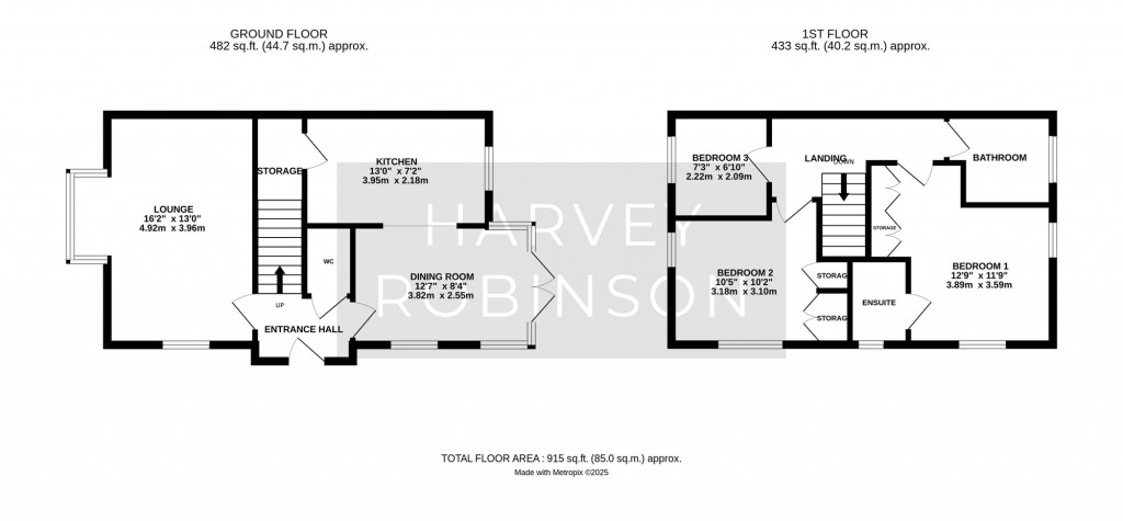Floorplans For Wadsworth Close, St. Ives, PE27