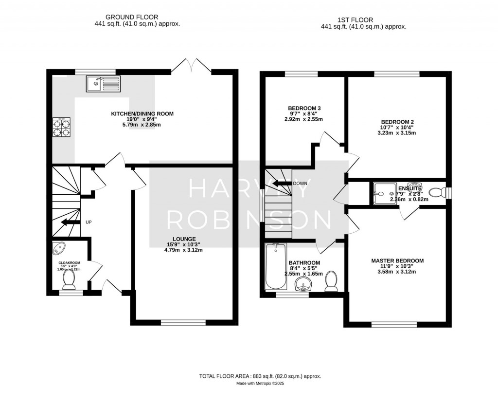 Floorplans For Carnaile Road, Alconbury Weald, PE28