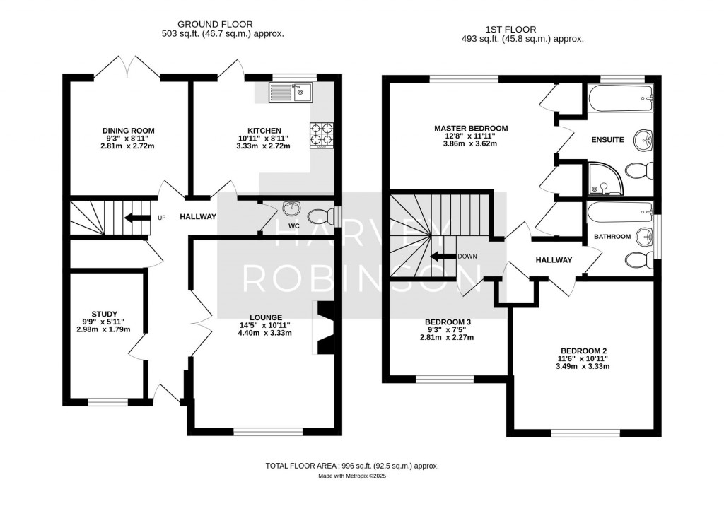 Floorplans For Sapley Road, Hartford, PE29