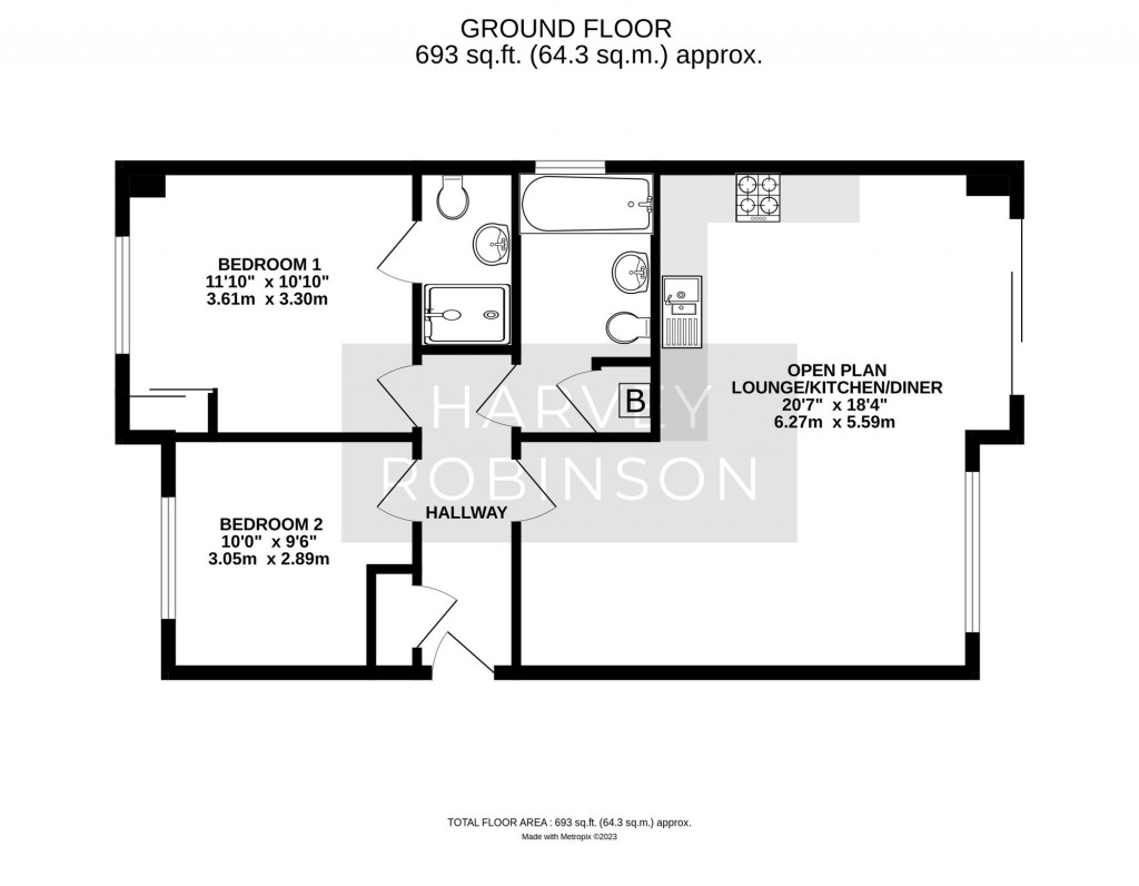 Floorplans For Shepherd Drive, Eynesbury, PE19