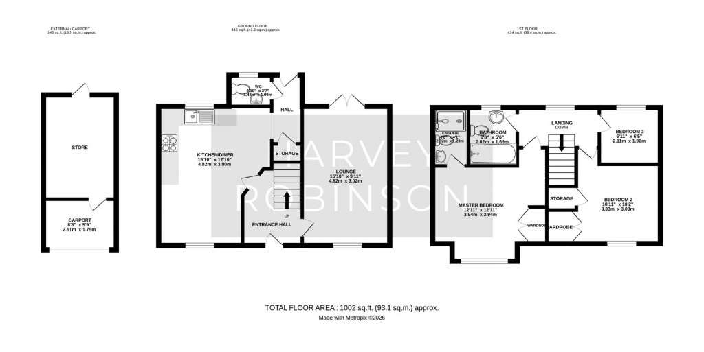 Floorplans For Greenacre Close, Godmanchester, PE29