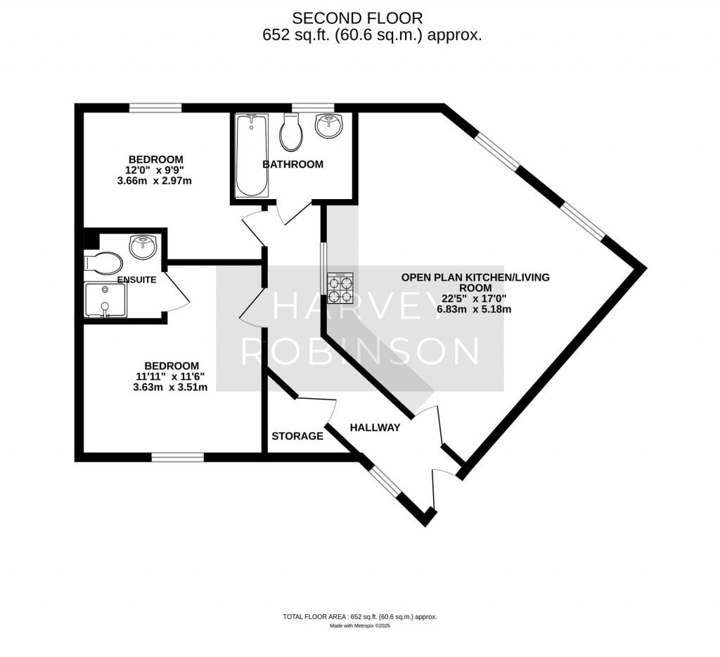 Floorplans For Sanger Avenue, Biggleswade, SG18