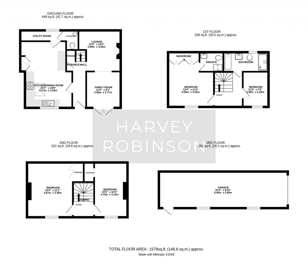 Floorplans For Lower Caldecote, Biggleswade, SG18