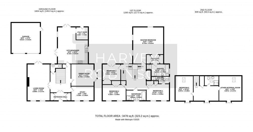 Floorplans For Comben Drive, Godmanchester, PE29