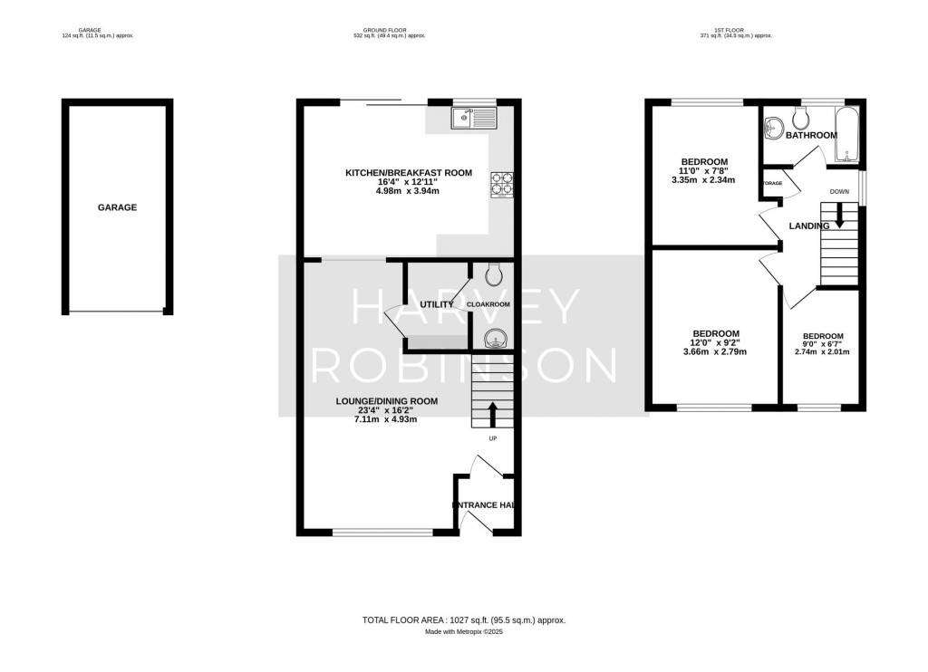 Floorplans For Hazel Walk, Biggleswade, SG18