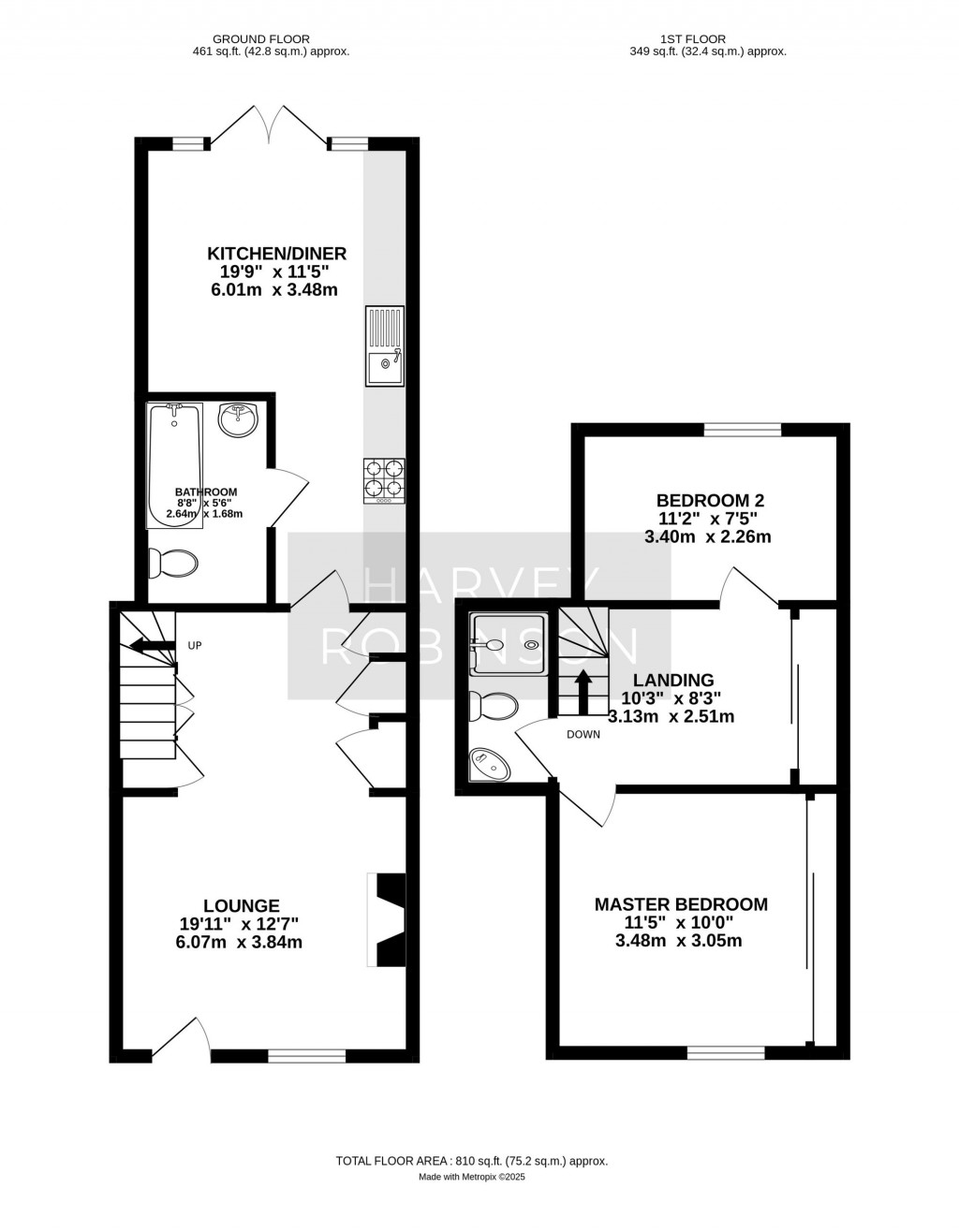 Floorplans For Sapley Road, Hartford, PE29