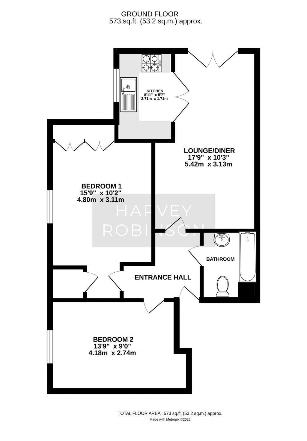 Floorplans For George Street, The Views George Street, PE29