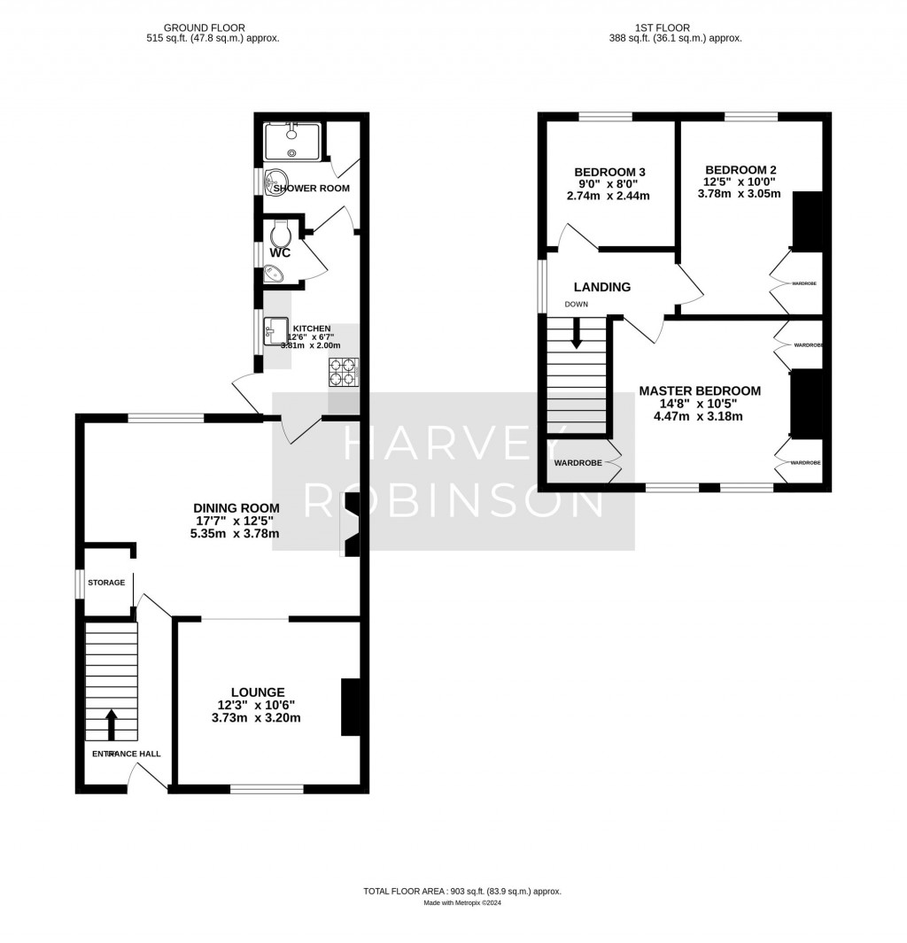 Floorplans For Ashwell Road, Guilden Morden, SG8