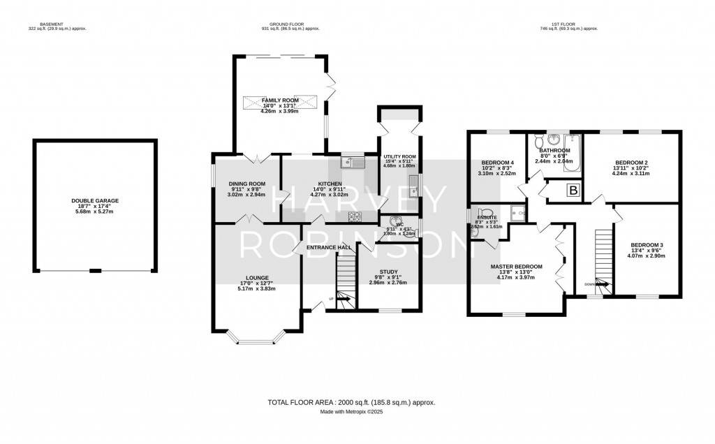 Floorplans For Pathfinder Way, Warboys, PE28