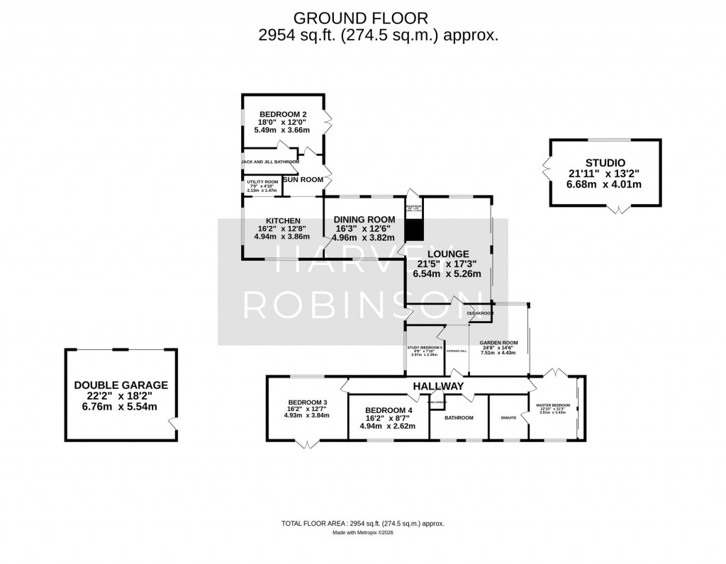 Floorplans For Church Street, Fen Drayton, CB24