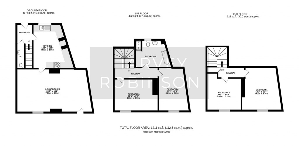 Floorplans For Post Street, Godmanchester, PE29