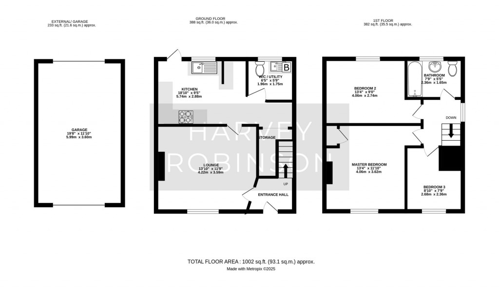 Floorplans For Mandeville Road, Brampton, PE28