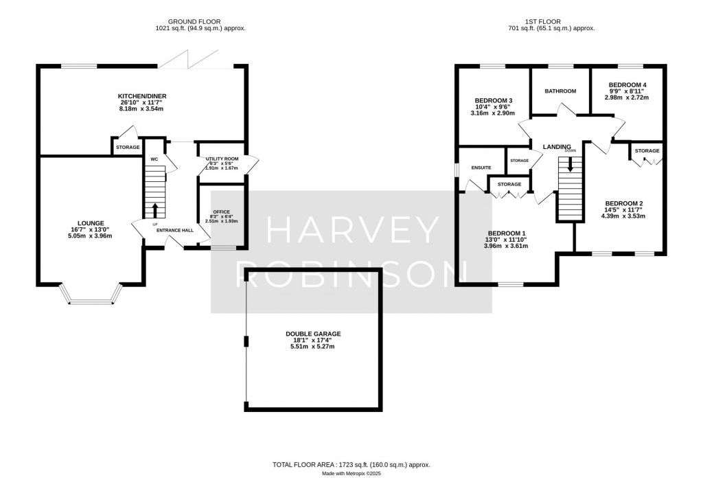 Floorplans For Crest Drive, Fenstanton, PE28