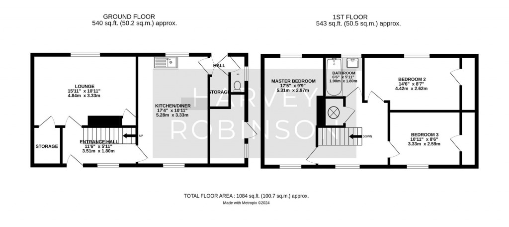Floorplans For Westfield Road, Ramsey, PE26