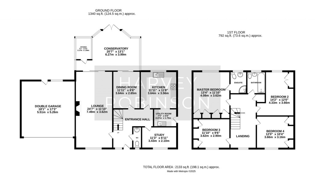 Floorplans For Green Lane, Upton, PE28