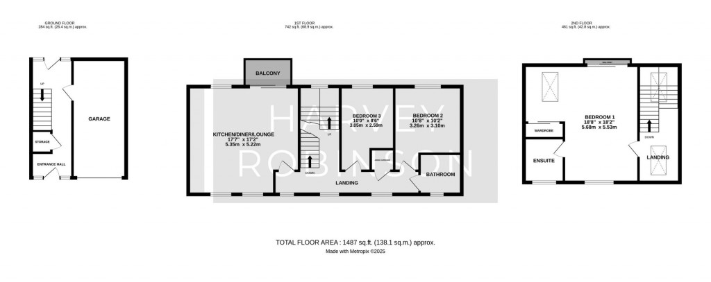 Floorplans For Wren Walk, Eynesbury, PE19