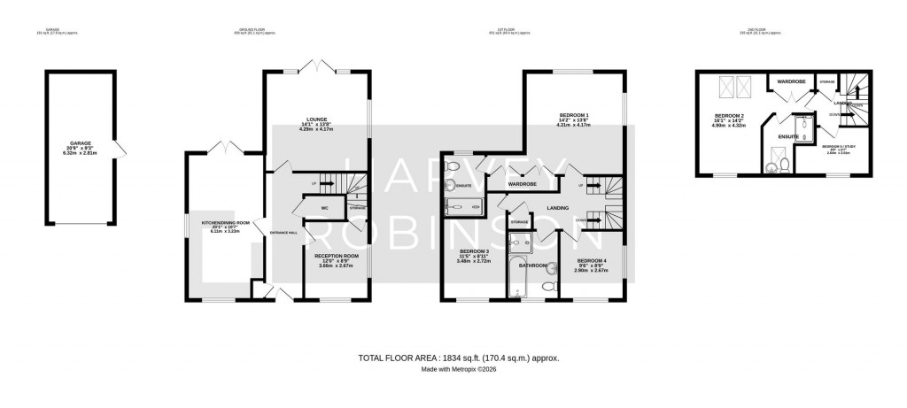 Floorplans For Ailwyn Road, St. Neots, PE19