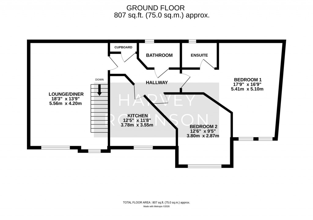 Floorplans For High Street, Earith, PE28