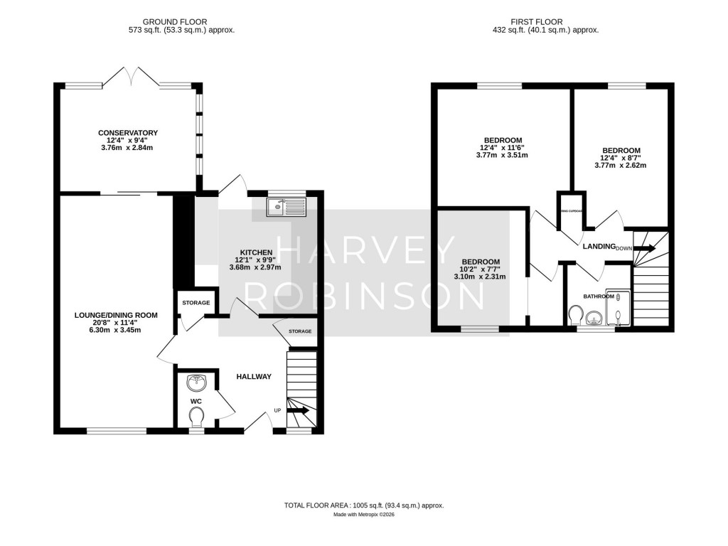 Floorplans For Kingsley Court, Sandy, SG19