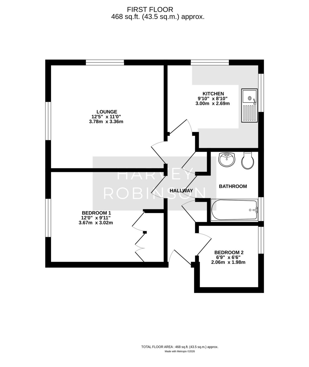 Floorplans For Hills Close, Roxton, MK44
