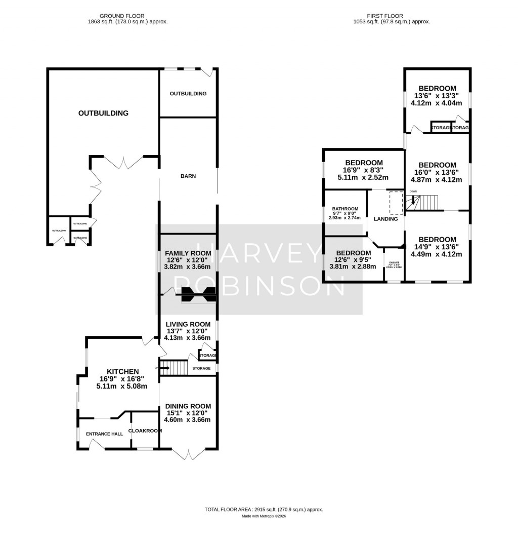 Floorplans For The Fields, Lower Caldecote, SG19
