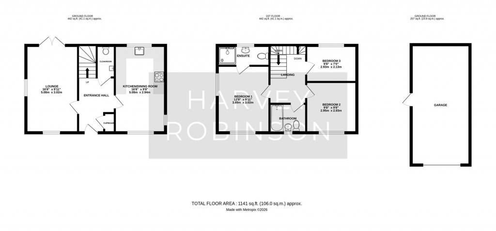 Floorplans For Lynton Edge, Biggleswade, SG18