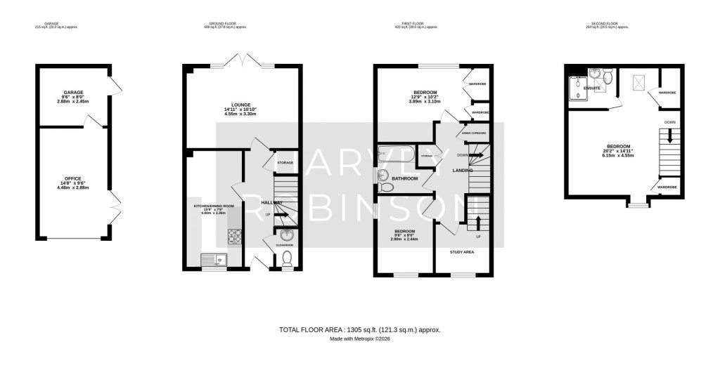 Floorplans For Jubilee Close, Sandy, SG19