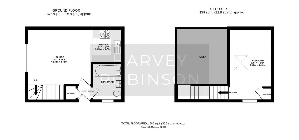 Floorplans For Stanch Hill Road, Sawtry, PE28