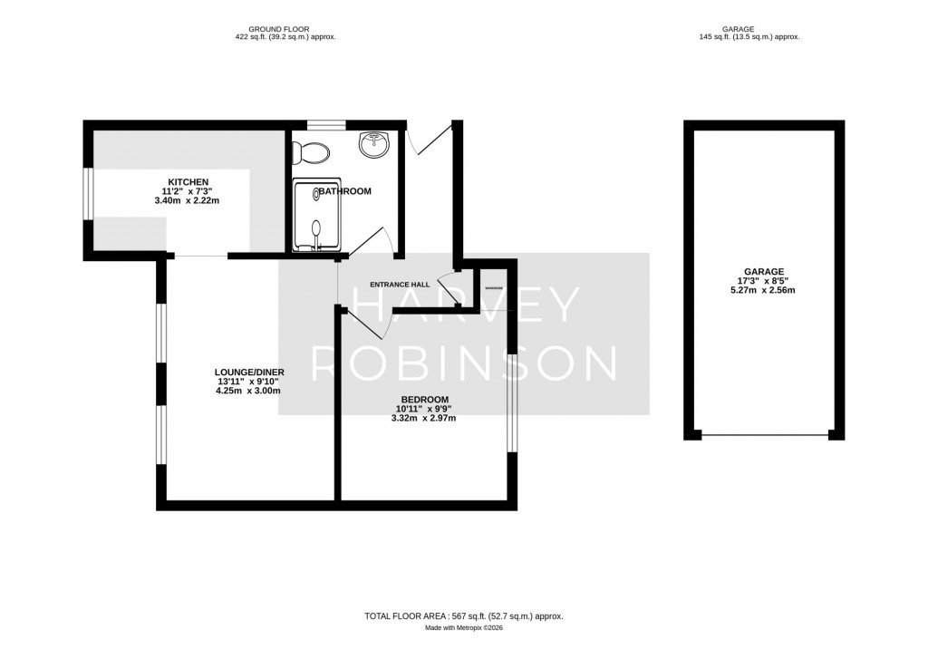 Floorplans For Luke Street, Eynesbury, PE19
