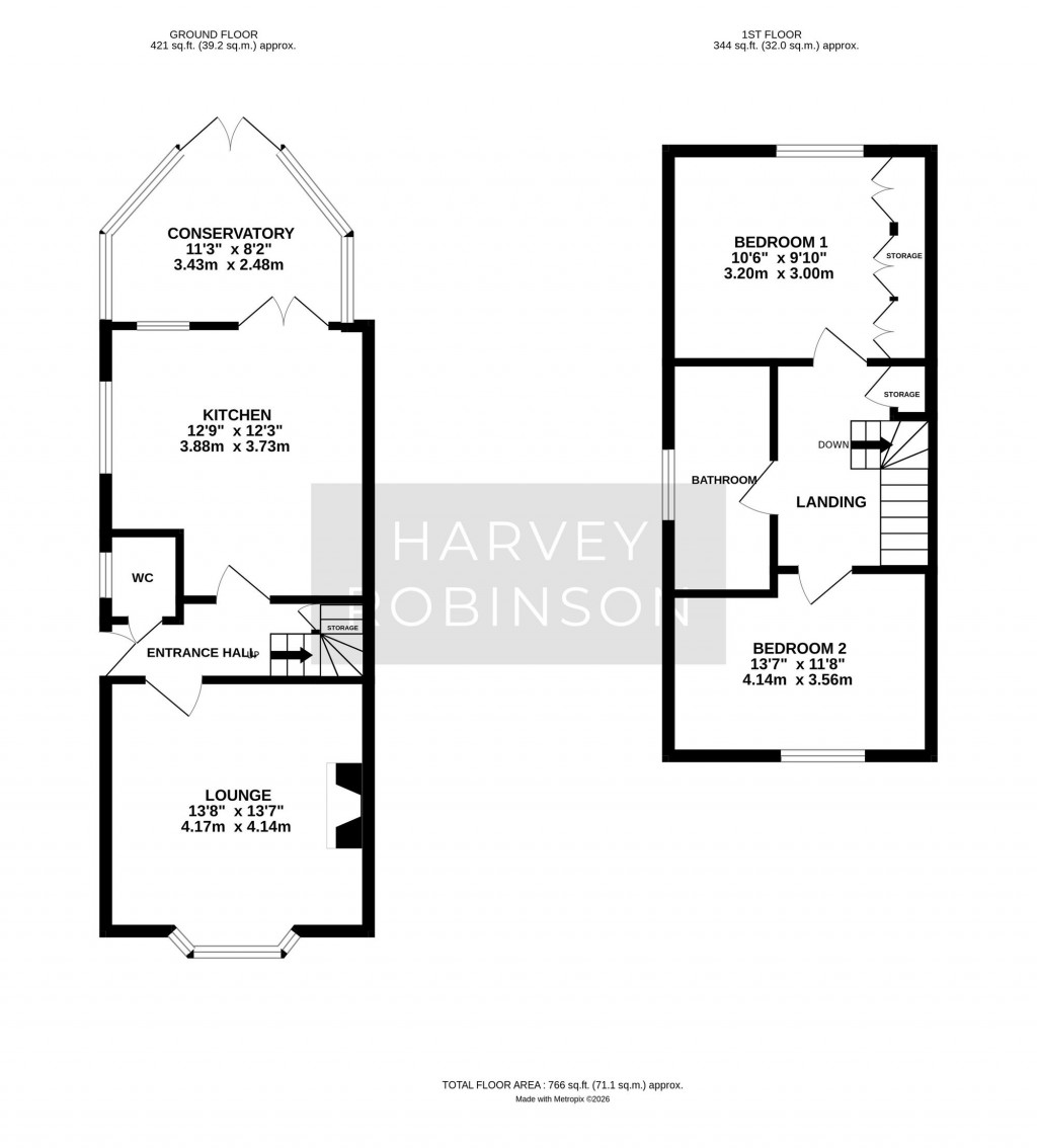 Floorplans For Chequer Street, Fenstanton, PE28