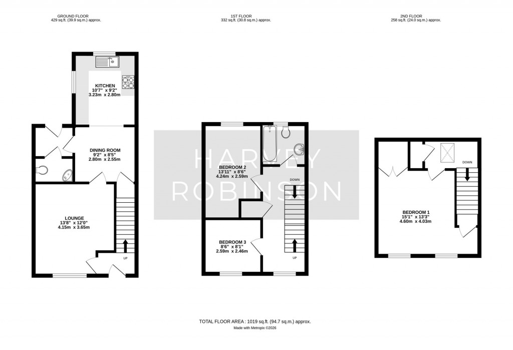 Floorplans For Station Square, St. Neots, PE19