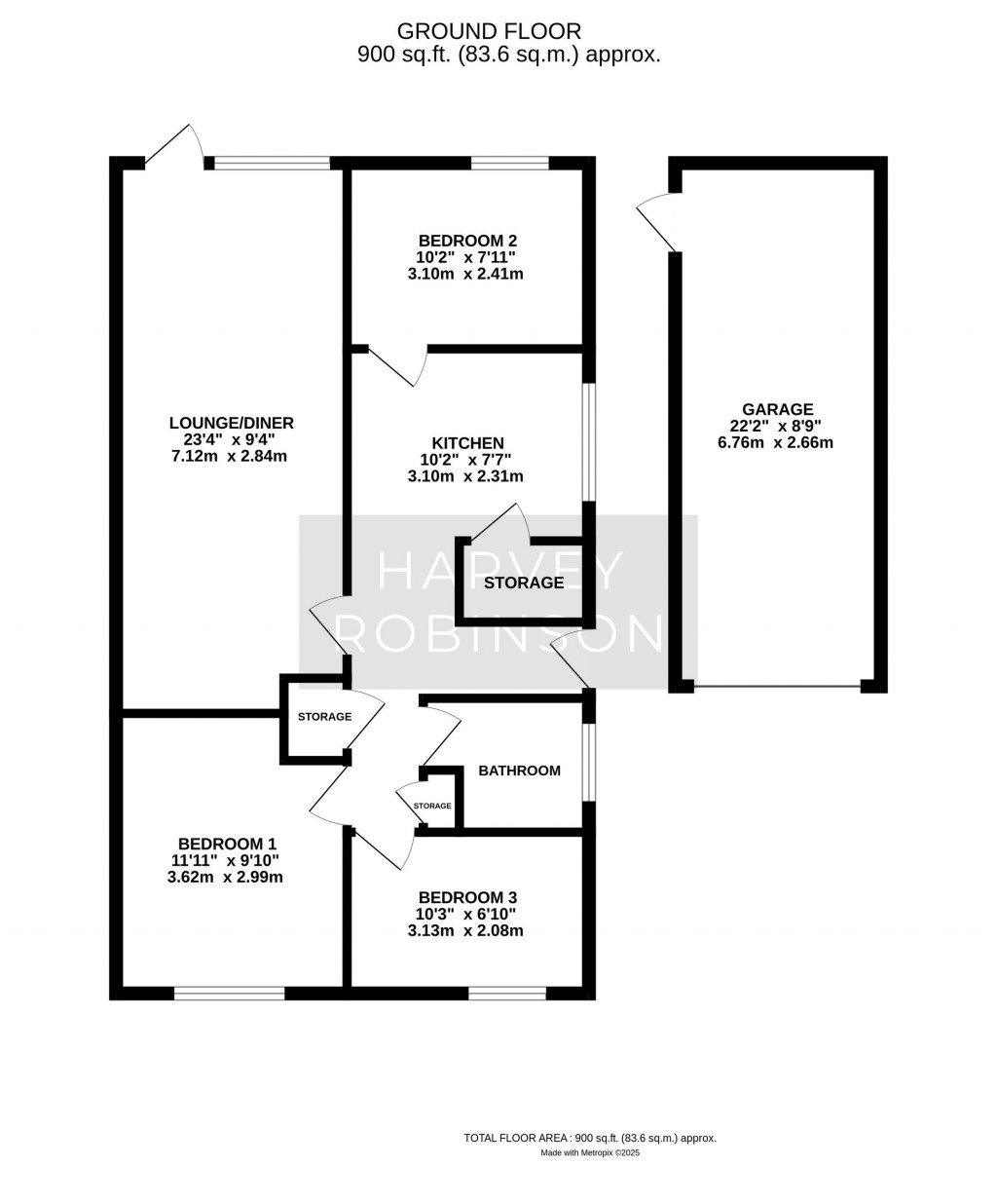 Floorplans For Lincoln Avenue, St. Ives, PE27