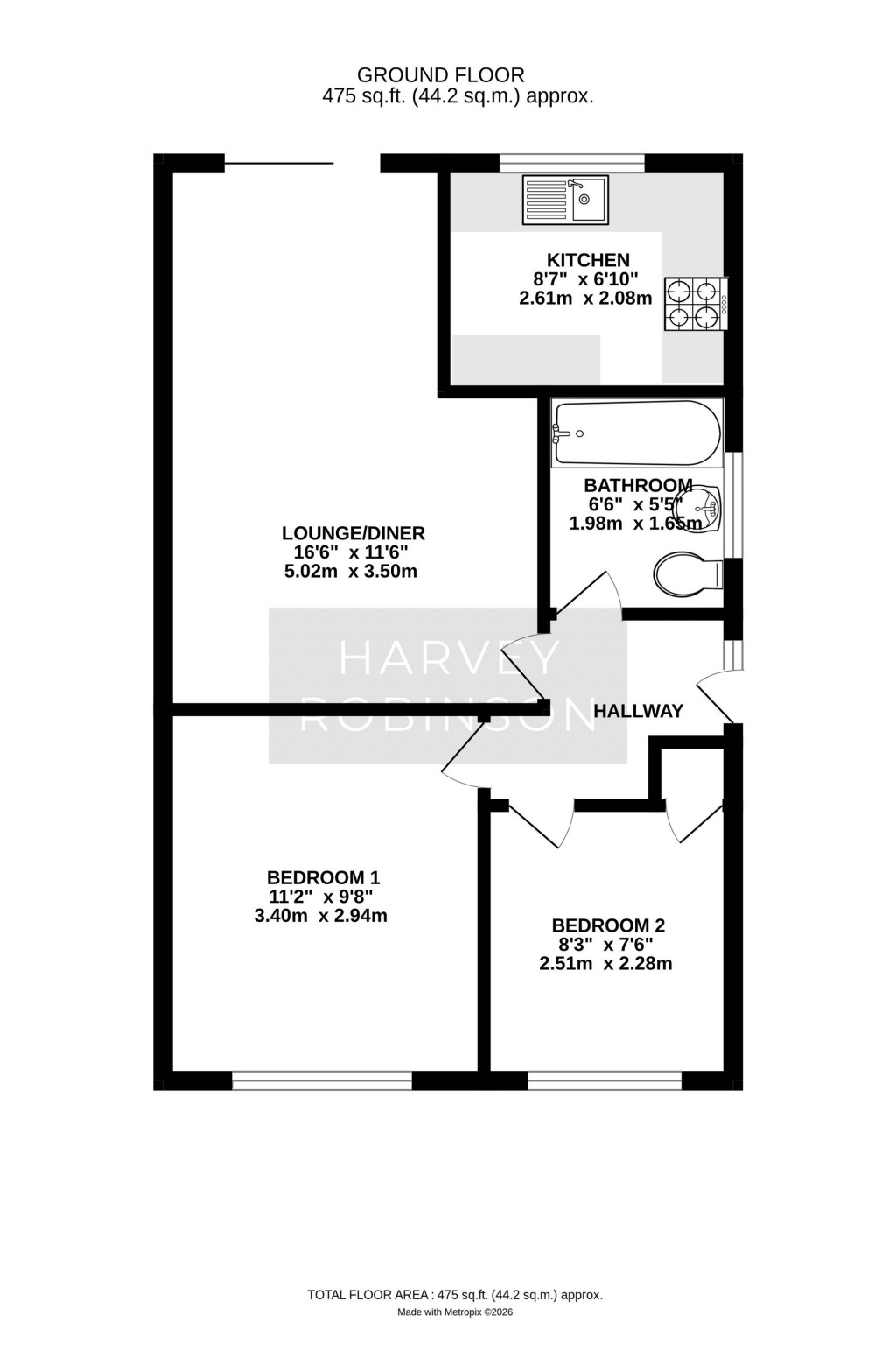 Floorplans For Glebe Road, Perry, PE28