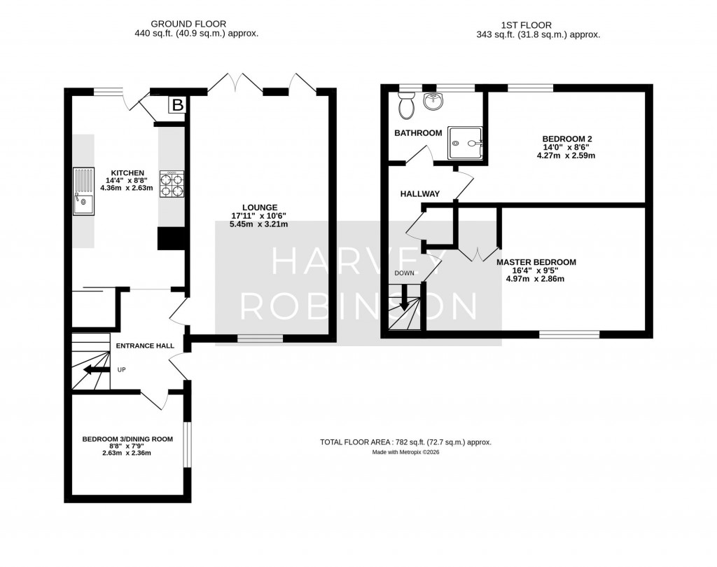 Floorplans For Sallowbush Road, Huntingdon, PE29